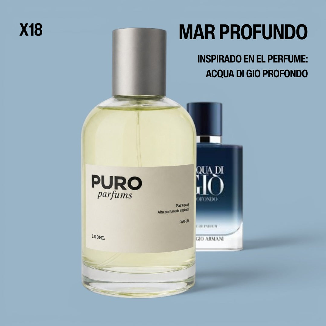 Mar Profundo - INSPIRADO EN ACQUA DI GIO PROFONDO