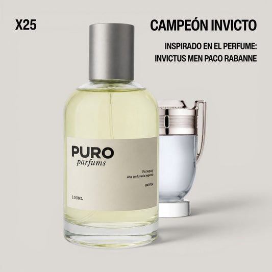 Campeón Invicto - INSPIRADO EN PACO RABANNE INVICTUS MEN