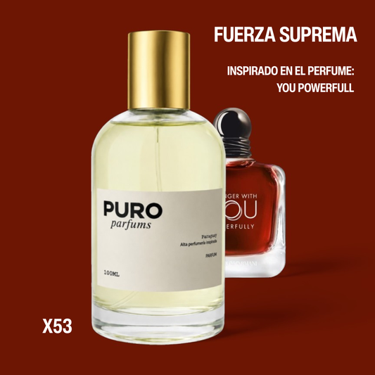 Fuerza Suprema - INSPIRADO EN ARMANI STRONGER WITH YOU POWERFULLY