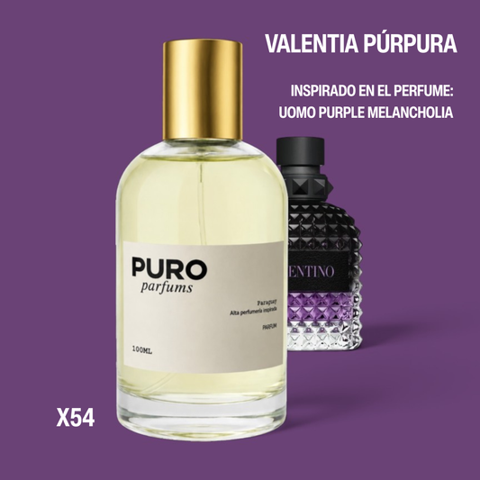 Valentía Púrpura - INSPIRADO EN VALENTINO UOMO BORN IN ROMA PURPLE MELANCHOLIA