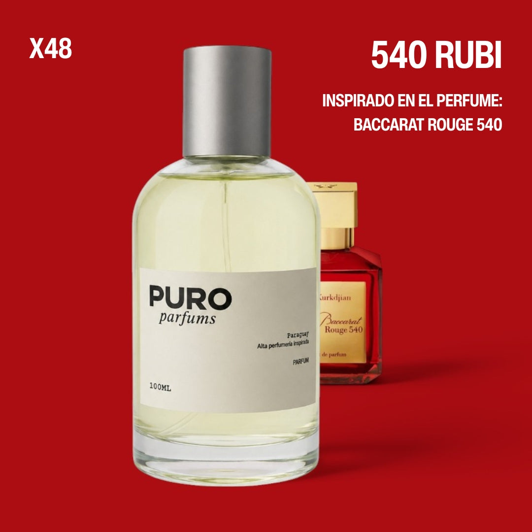 540 Rubí - INSPIRADO EN BACCARAT ROUGE 540